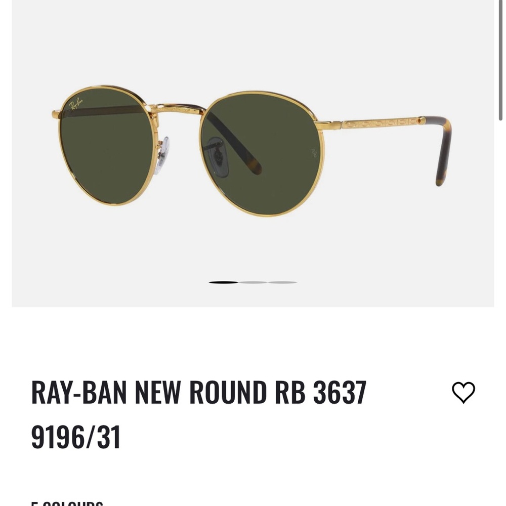 Ray-Ban New Round RB 3637 9196/31 Sunglasses